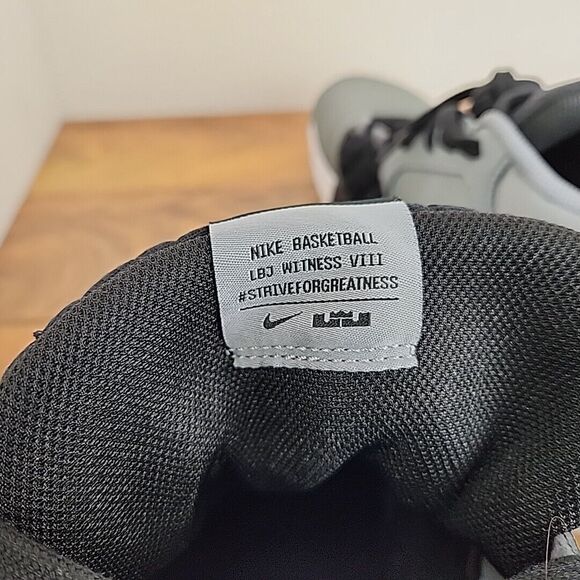 Nike FaZe Clan x LeBron Witness 8 Bred - Size 18 - Cool Gray FB2239-004 Sneaker main image 11